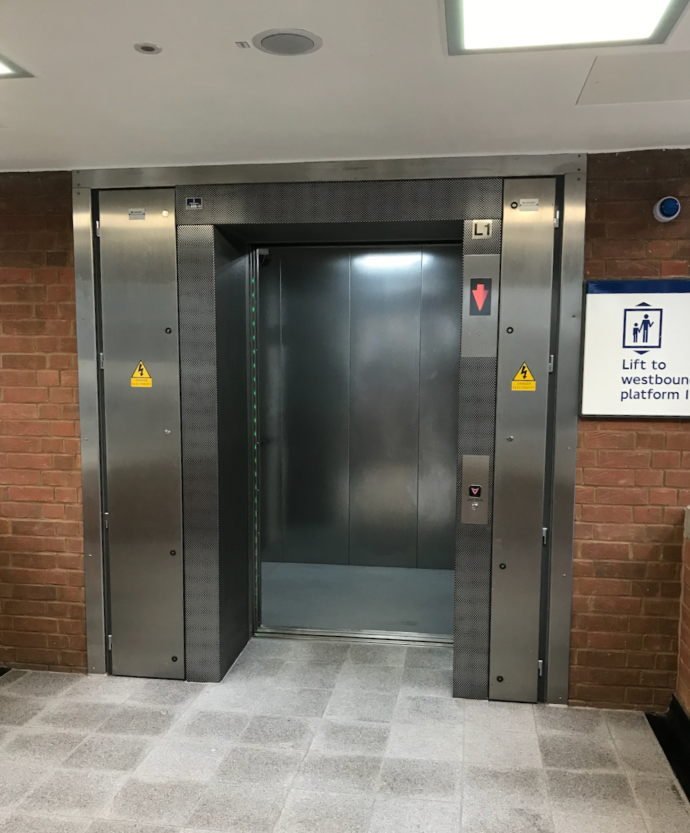 tonylouki's tweet photo. Welcoming new lifts at #OSGWard's #PiccadillyLine #OsterleyStation. Plans previously scrapped by @BorisJohnson, revived and delivered by the current @MayorofLondon. Enter another dimension in time but avoid #HattonCross, cos it's a long climb up if you make it there. https://t.co/7WYploLSrO