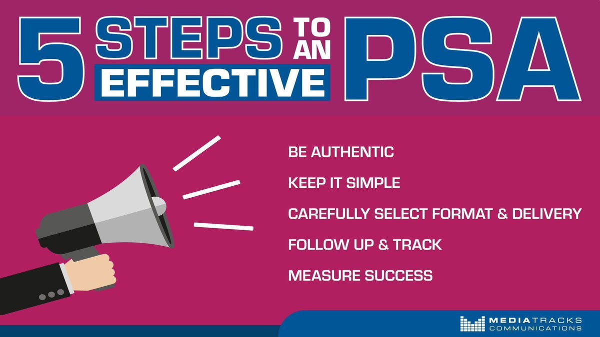 We offer a full range of PSA services from scripting &amp; producing to distribution &amp; tracking. Our main goal? It reaches the widest possible audience and leaves them thinking about the main message.
buff.ly/2WHw1OV