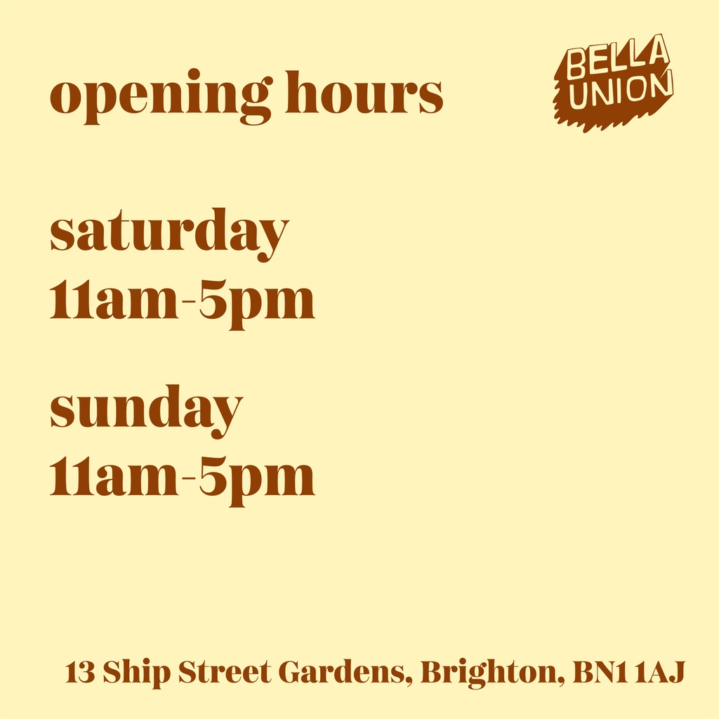 BellaUnionVinyl's tweet photo. In need of some new music? Look no further - Make sure Bella Union Vinyl Shop is on your #brightonweekend itinerary and discover the musical treasure trove that awaits you! https://t.co/4RKhCHjR3n