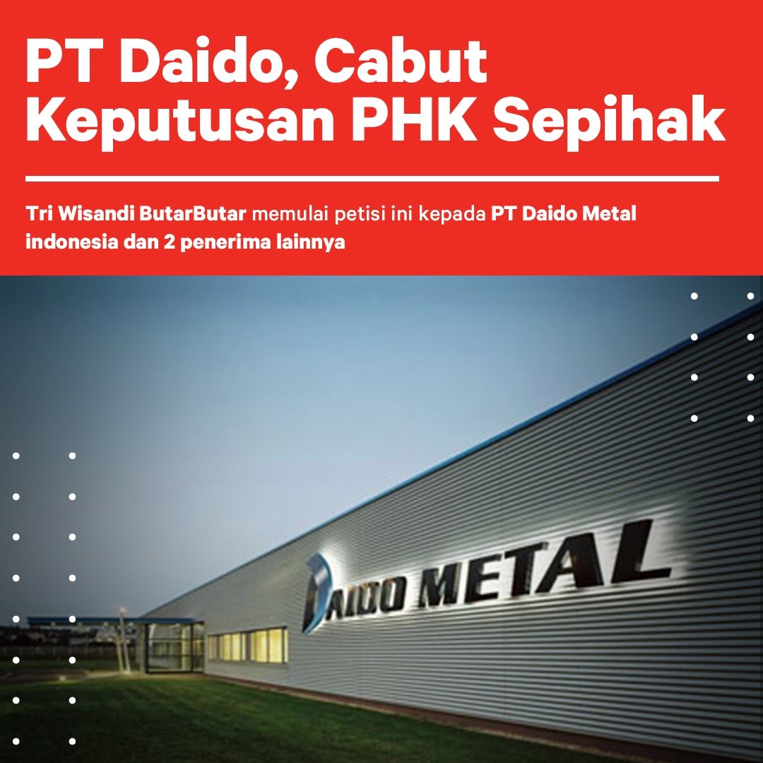 ChangeOrg_ID's tweet photo. Di-PHK karena pake komputer kantor untuk urusan serikat buruh? Ada. ⁠
⁠
Wisandi cerita, Ia dan 9 temannya hendak bikin serikat buruh. Mereka siapin dokumen pakai komputer kantor.
⁠
#Changeorg_ID #DaidoJanganAsalPHK https://t.co/ATWN443F8t