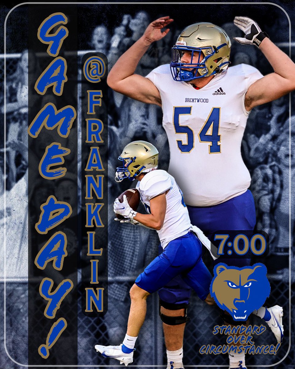 Goal is the same: 1-0 this week. Gameday!!! <a href="/wcsBHScf/">Brentwood Football</a> <a href="/BHSSPORTS1/">Real Wood 16-9</a> <a href="/wcsBHSAD/">BHS Athletic Dept</a> <a href="/BwoodSection/">BHS Student Section</a> <a href="/wcsBHS/">Brentwood HighSchool</a> 

Edit by <a href="/BrooksTMedia/">Brooks Taylor</a>