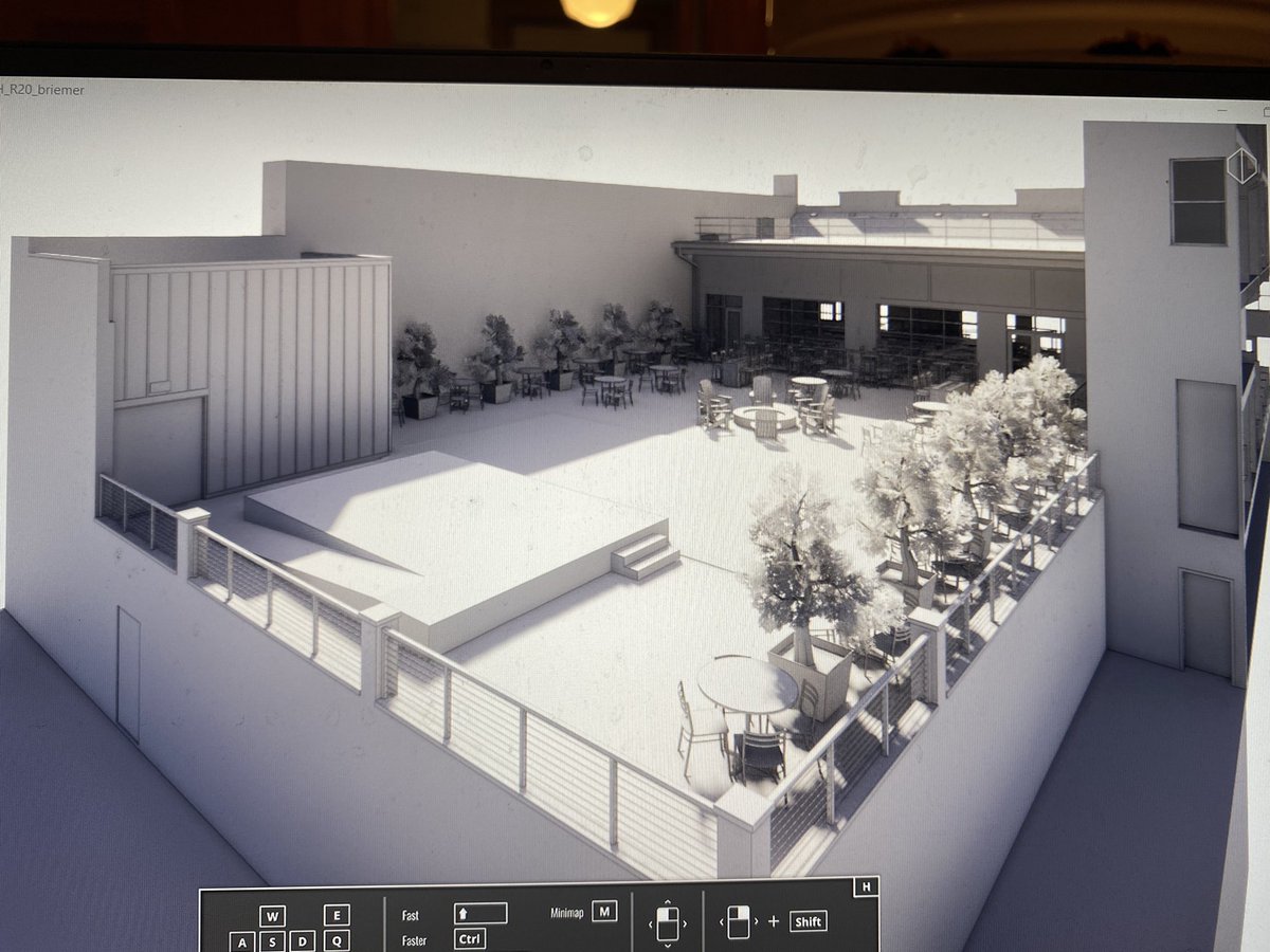 laststopsaloon's tweet photo. 3D imaging of the indoor/outdoor street level music and entertainment venue we are building next door!  Downstairs will be family fun center. If all goes well, Current project plan has us finishing in 2022! https://t.co/SjwUCo1JEg
