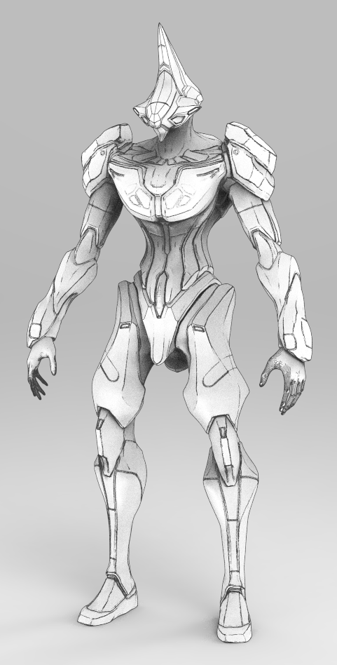 dobohaze's tweet photo. 最後の更新から時間が経ってしまいましたが人型ロボットをZBrushを勉強しながら徐々に表面を綺麗にしています。polygroupで色分けして表面を綺麗にしてみています。他にも方法はないものか?全身を綺麗にするのには遠そうですがいろいろと勉強していこうと思います。
#ZBrush #KeyShot #polygroup https://t.co/77J8rFtSBQ