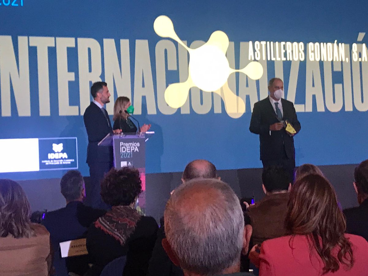 FEMETALAstur's tweet photo. Enhorabuena a #AstillerosGondan  que hoy han sido galardonados con los #PremiosIdepa de @idepasturias a la #internacionalización

#empresas #SectorMetal #mercados #innovación #internacional #Asturias https://t.co/MU4YhT3AxE