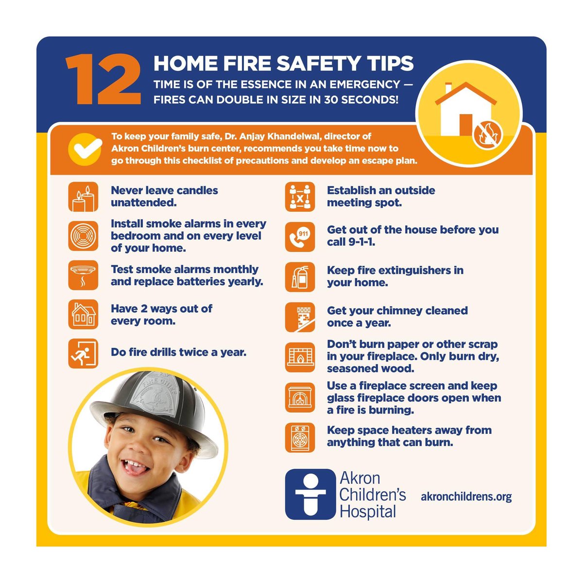 FdKimball's tweet photo. Day 8 of Fire Prevention Week 2021! Review these fire safety tips with your family to help prevent house fires and what to do in the event of a fire! #FirePreventionWeek2021 #FirePreventionWeek #firesafety #firefighters #stclaircounty #kimballtwp #kimballmi #fdkimball https://t.co/l5faaCDhd9