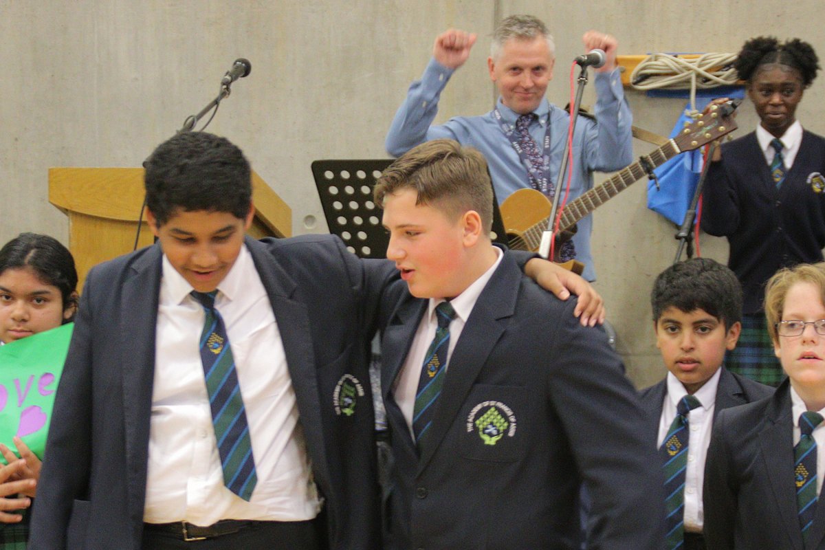 academy_assisi's tweet photo. We celebrated out patron saint's feast day with two assemblies. The theme of the assemblies was LOVE @ASFAchaplain talked about "philia love" and how we can love care for one and other as a community in the same way as St Francis loved and cared for his community. @asfahos https://t.co/0sPr2ZepzC