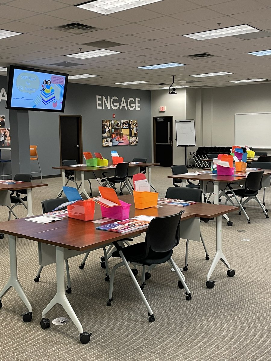 It only took a little prep work but we are ready for “SIOP Day 2 Rounds” to begin! So excited to be a part of this change! <a href="/RSSESL/">RSS ESL</a> <a href="/RSSchoolsNC/">Rowan-Salisbury Schools</a>