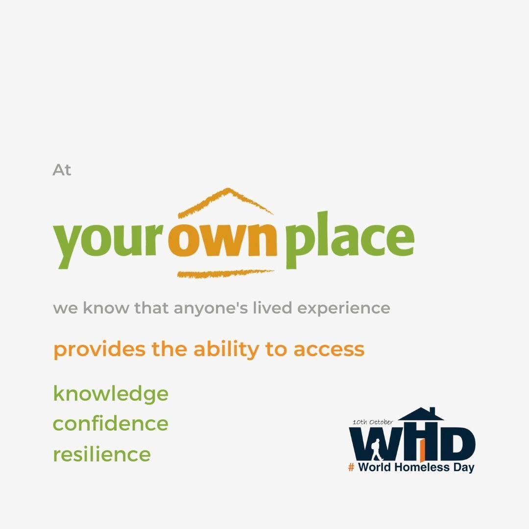 JessandBodhi's tweet photo. Sunday October 10th is World Homeless Day. At @yourownplace, we prevent homelessness by empowering people to access their existing knowledge, confidence and resilience. #WorldHomelessDay #YourOwnPlace https://t.co/fSciRaBbRu