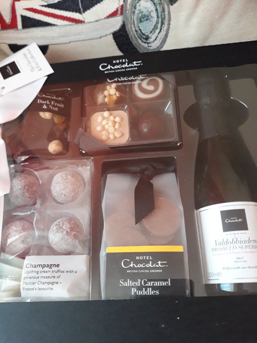 Joan502's tweet photo. Birthday treats #HotelChocolatThankYou https://t.co/E5WJe95uAx