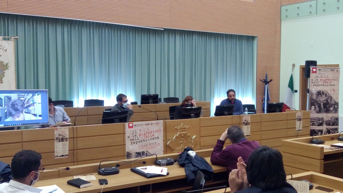 BasilicataFutur's tweet photo. #centenarioPCI...Il PCI e le migrazioni nell'Italia repubblicana...guarda in diretta...📽⏩  https://t.co/ivcW9KLd9U https://t.co/td2ofhqGMz
