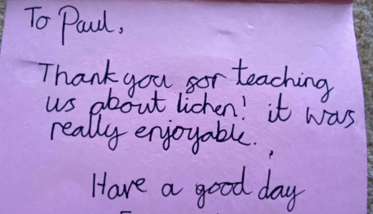 We had great fun visiting <a href="/ChidhamPrimary/">Chidham Primary</a> yesterday exploring air quality and lichen - thank you for the cards <a href="/SustransSouth/">Sustrans South</a>