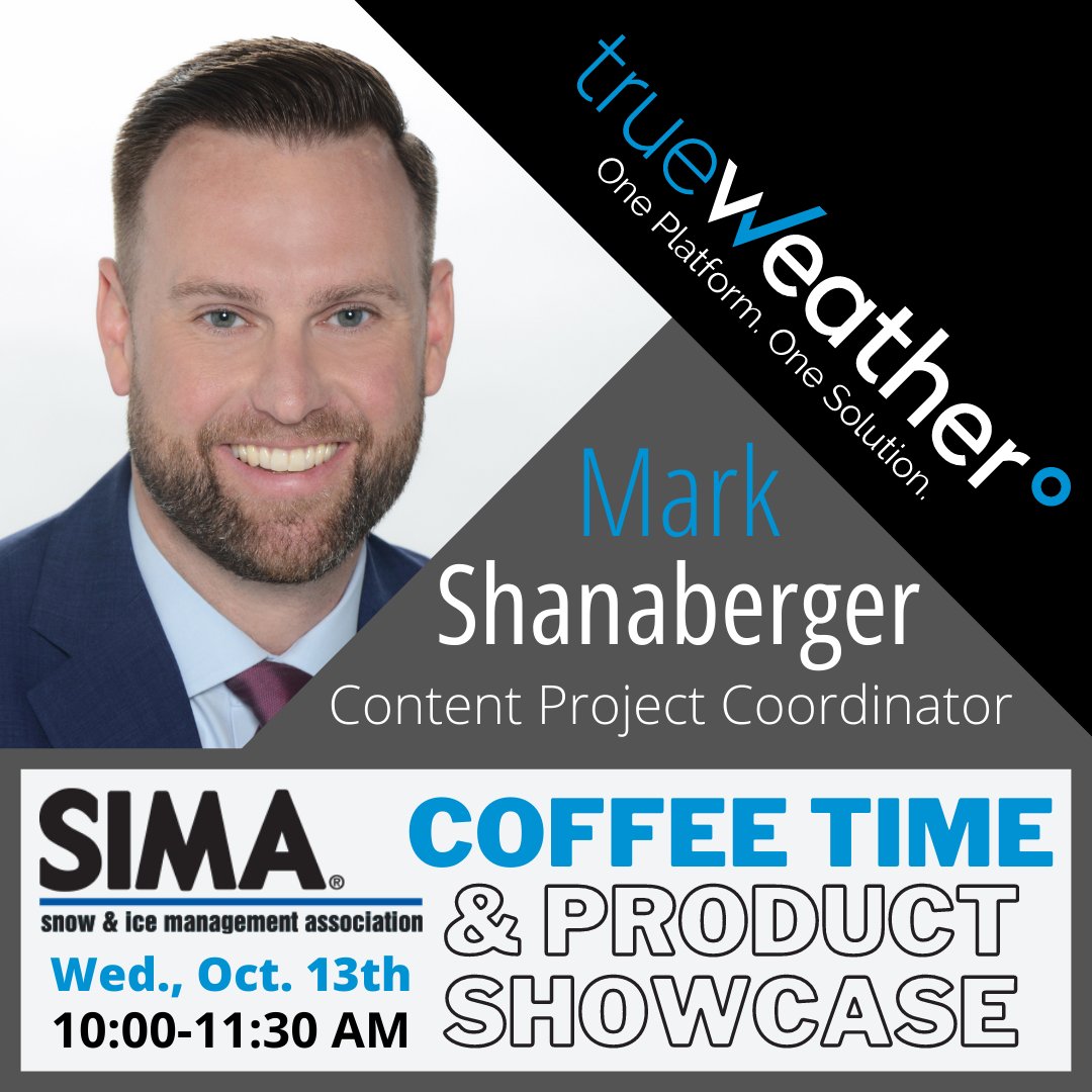 If you weren't able to attend Snow &amp; Ice Management Association's Road Shows in Cleveland or Philadelphia and missed out on the chance to see our platform live and in action, well this will be an opportunity to do so in the comfort of your own home (or business).

#snowremoval