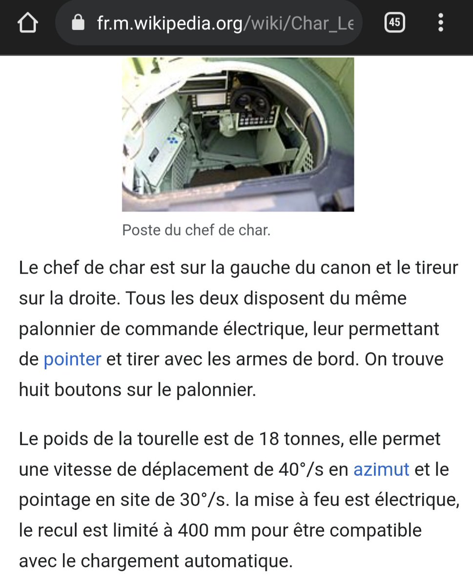 eehp205's tweet photo. @MathisHammel Je savais pas que la page Wikipedia du char Leclerc était classifié... https://t.co/LL3pPMAu5Y