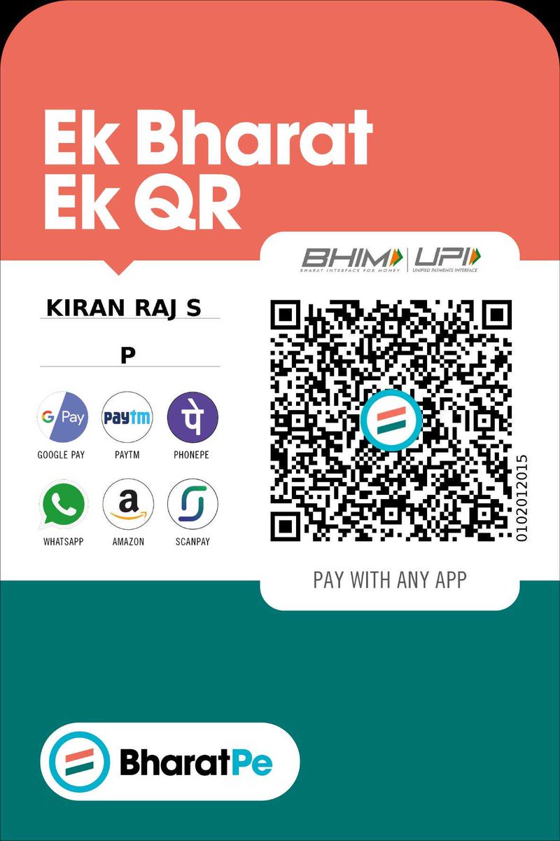 Atv006Kiranraj's tweet image. 01st August 2018
BSE launches ‘chatbot’, “Ask Motabhai”, for faster, more convenient access to stock market information
#StockMarkets
#StockMarketModelStreet #TrainingModules #Markets
#Retail
To pay us & subscribe pls scan the QR code