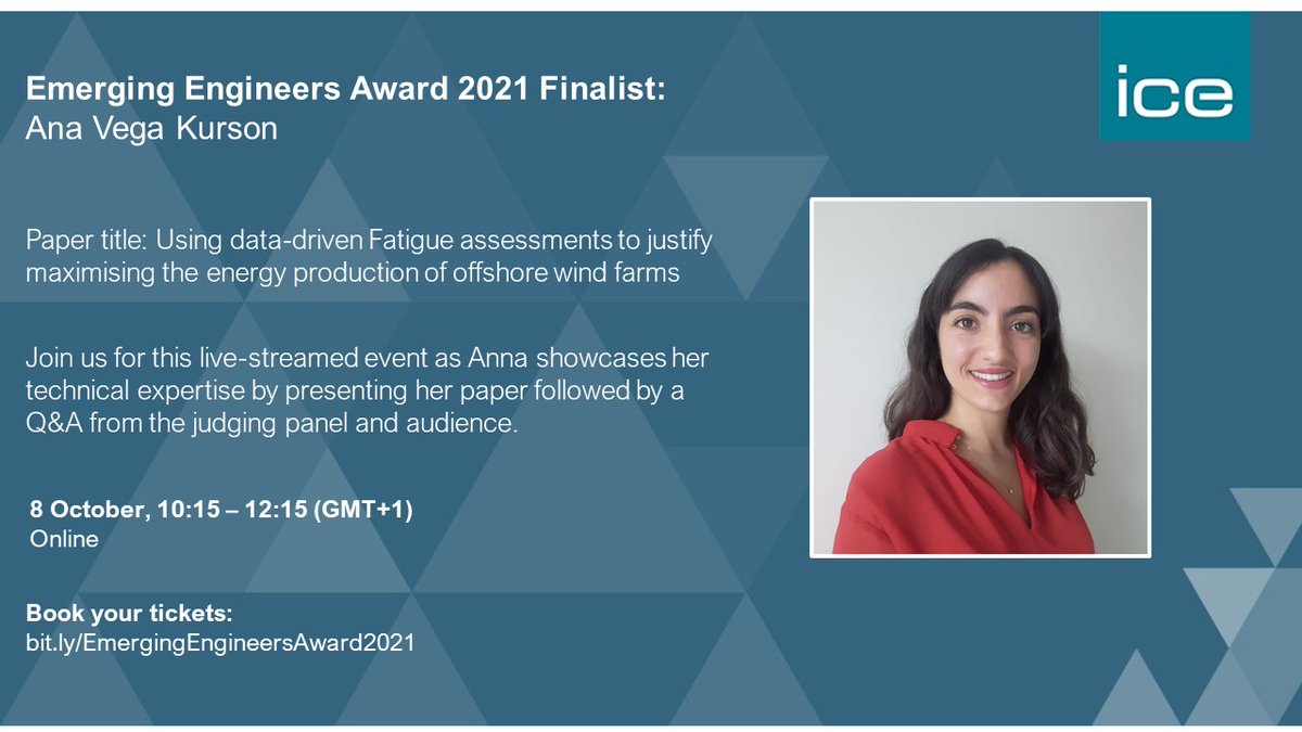 📢Fantastic news!

Ana Vega Kurson <a href="/ArupUK/">Arup UK</a> representing <a href="/ICESouthWest/">ICE South West</a> has won the <a href="/ICE_engineers/">ICE</a> #EmergingEngineersAward final.🏆

Congrats to Ana for a compelling presentation. And to all the finalists for their contributions at today's live event.👏

bit.ly/2YAwEka