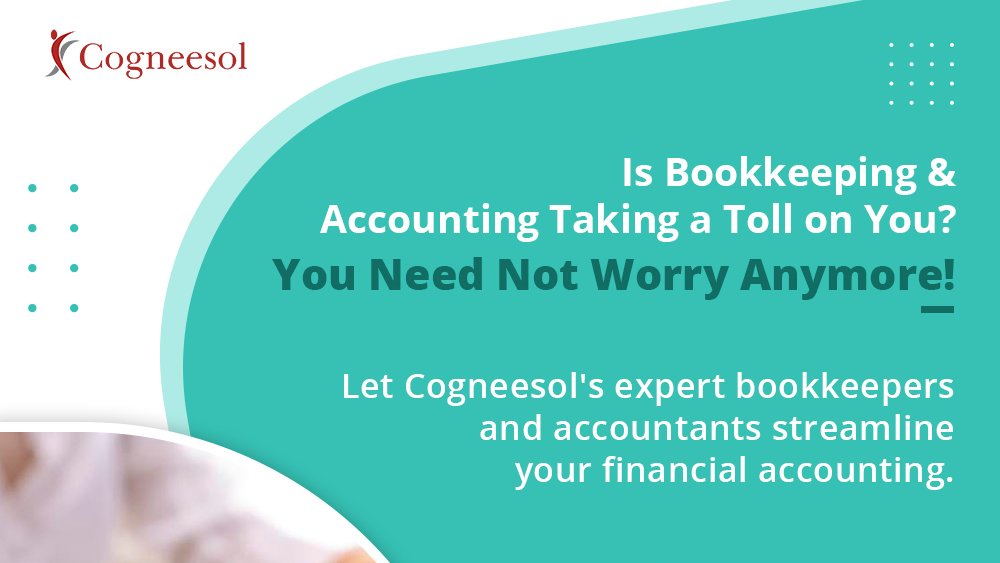 Having a tough time streamlining your #bookkeeping and #accounting functions? No need to look further than <a href="/Cogneesol/">Cogneesol</a>! Contact us to get reliable and timely accounting services. Visit us today: bit.ly/3Am6rCQ