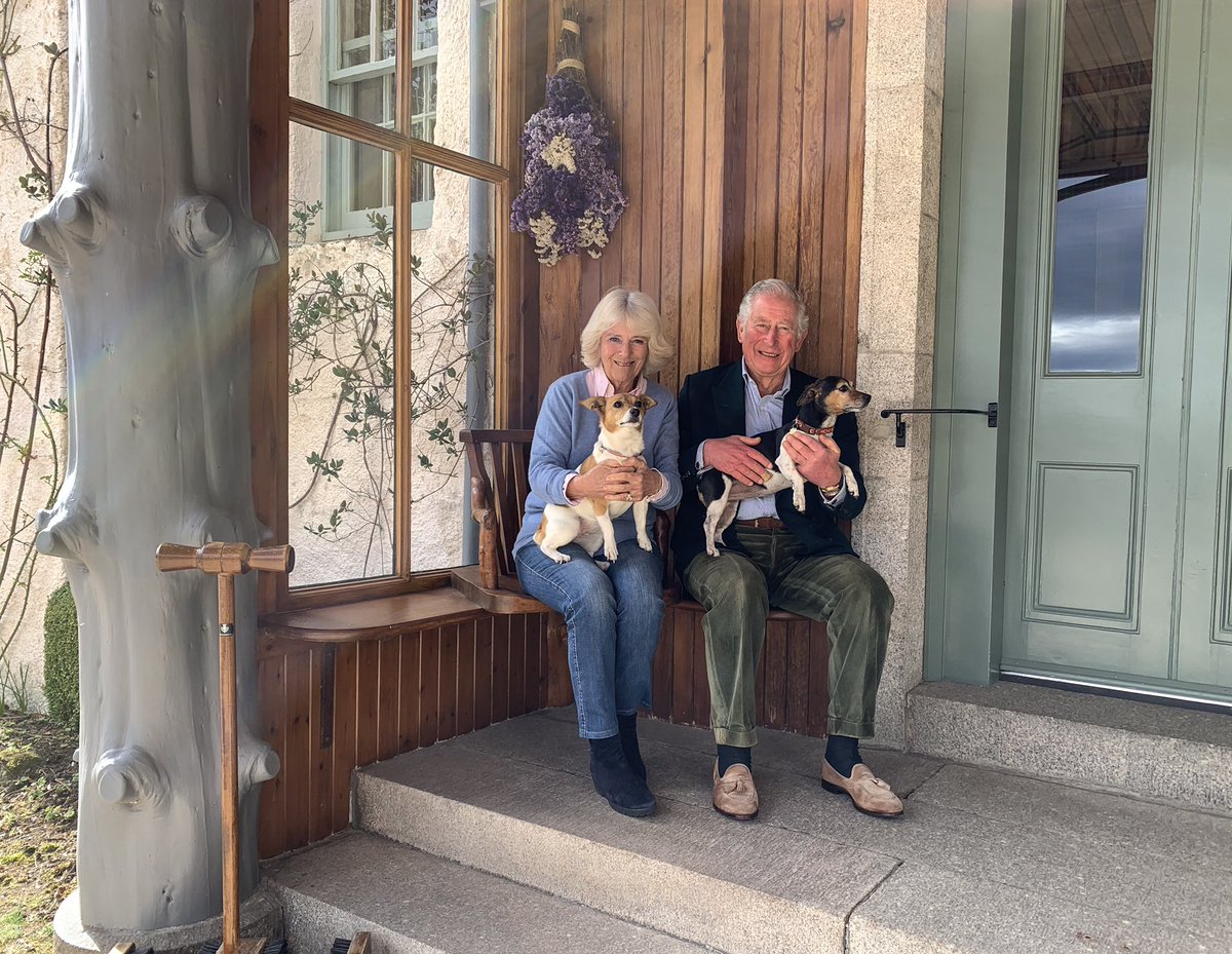 ClarenceHouse's tweet photo. The Duchess adopted both Beth and Bluebell from @Battersea_ Dogs &amp; Cats Home, a charity that has rehomed more than three million animals since being founded in 1860. 🐱 🐶 

HRH is Royal Patron of @Battersea_.
 
Join in and find out more ⬇️ 

https://t.co/SniKPu16ei https://t.co/5jG8VO525Z