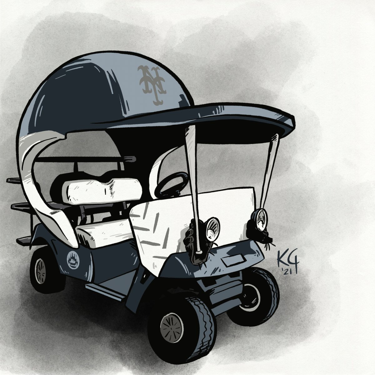 KGeeDesign's tweet photo. @inktober @Mets @CitiField #Metstober Day 3: #Vessel 🚘 @Mets @inktober https://t.co/zLMrJgAVIt