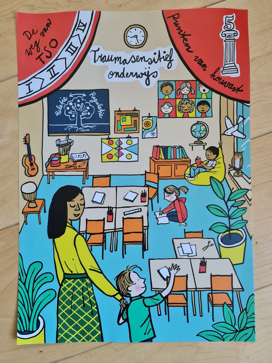 Aanwezig bij de boekpresentatie #lesgevenaangetraumatiseerdekinderen met een aantal interessante presentaties