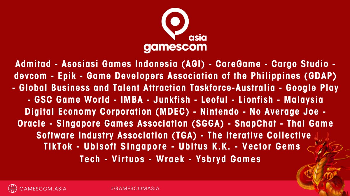 Partner - gamescom asia - Virtuos