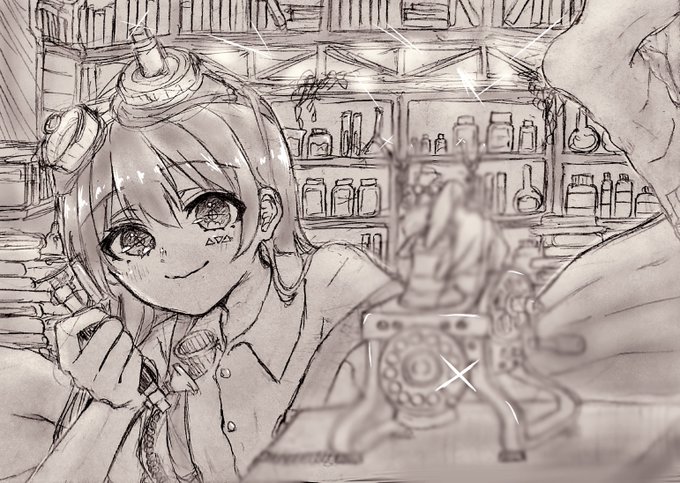 スチームパンク描こうとしたけどむりでした 
