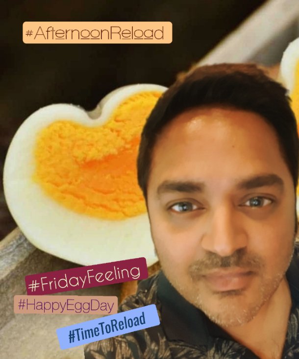 VishBhatnagar's tweet photo. Celebrating the weekend.. join me this afternoon for #Reload 1pm-4pm @LycaRadio1458 #FridayFeeling #HappyEggDay #weekend #showbiznews #RiddleMeThis #FixMyPhone #DesiTunes #Bollywood #BritAsians #AcrossLondon #dontmissit #TuneIn 🥳💥 https://t.co/nBsWvwhu07