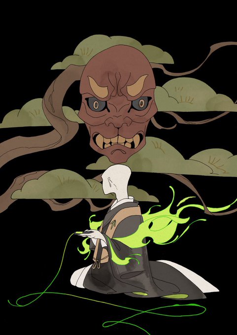 「mask traditional youkai」 illustration images(Latest)
