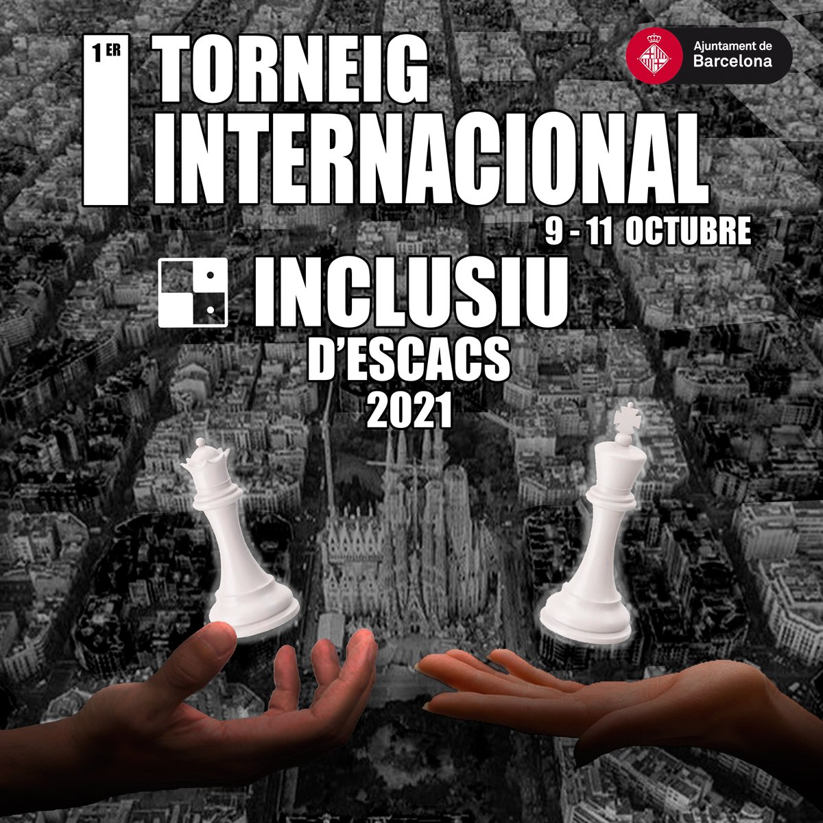 ONCE Catalunya (@oncecatalunya) on Twitter photo L'<a href="/ONCECatalunya/">ONCE Catalunya</a> acull el I #TorneigInternacionalInclusiuEscacs2021, el primer del món on s'integra gènere, discapacitat i diversitat de seleccions participants.
Amb la participació de Catalunya, Andalusia, Romania i la Selecció Catalana Femenina. 9-11 Octubre!
♟️👨🦯👩🦯 L'<a href="/ONCECatalunya/">ONCE Catalunya</a> acull el I #TorneigInternacionalInclusiuEscacs2021, el primer del món on s'integra gènere, discapacitat i diversitat de seleccions participants.
Amb la participació de Catalunya, Andalusia, Romania i la Selecció Catalana Femenina. 9-11 Octubre!
♟️👨🦯👩🦯