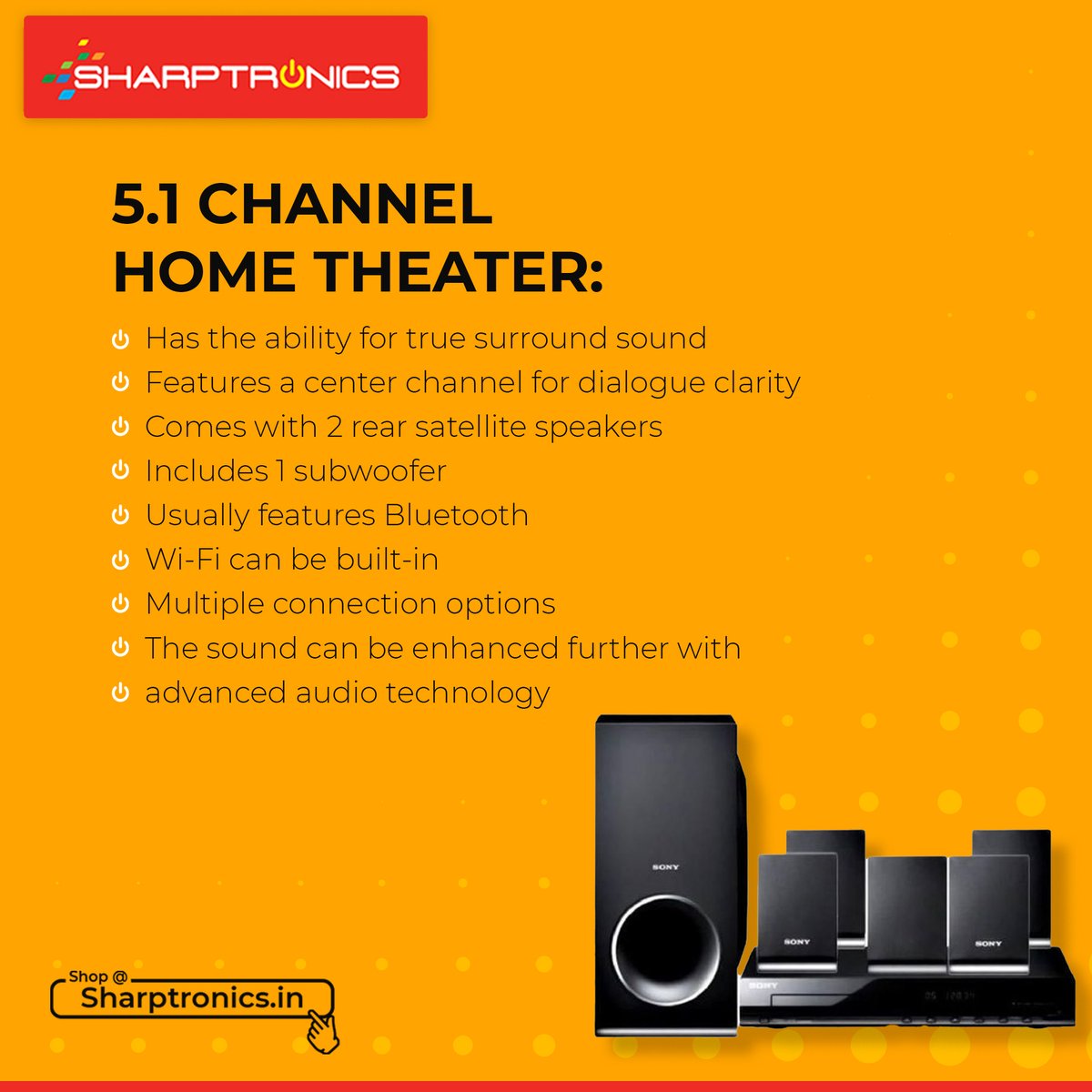 Sharptronics_'s tweet photo. When trying to decide between a soundbar and a home theatre system, it’s best to consider the size of your living room and the cable management factor.  
#speakers #soundbar #hometheater #audiophile #sony #jbl #harman #homeaudio #sharptronics #savebigwithsharptronics https://t.co/qCuoTJT67n