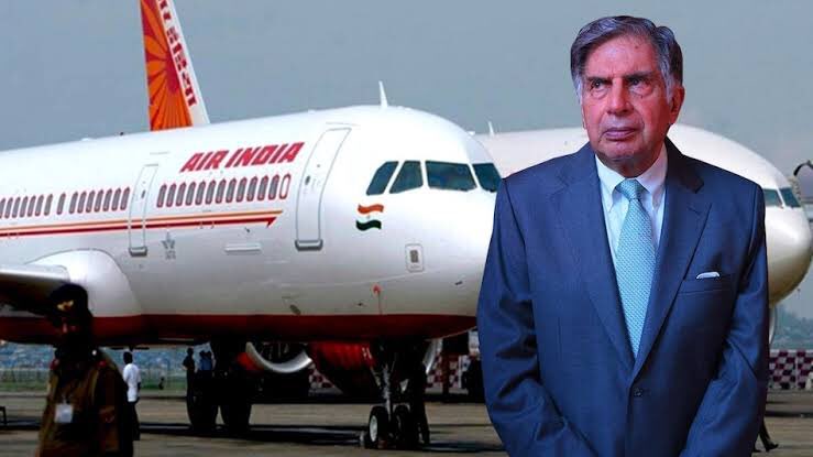 atweetjay's tweet photo. Welcome back Homecoming Maharaja 🙏✌️👍 Proud moment #tataairindia #ratantata https://t.co/BkYaI9xPEg