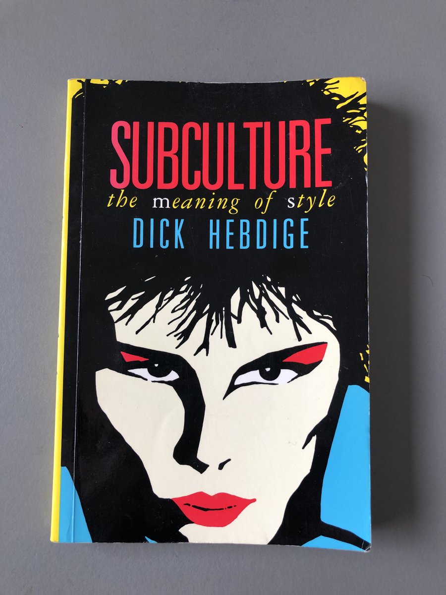 tequilab00kw0rm's tweet photo. Leafing through Dick Hebdige’s seminal text Subculture: the meaning of style and thinking of the different subcultures that play an integral part in the formation of identity for many #Chicanx youth. #CityLIS #youthculture #LosAngeles #chicanoculture #chicanopunk #razabilly https://t.co/v6pEgnkZao