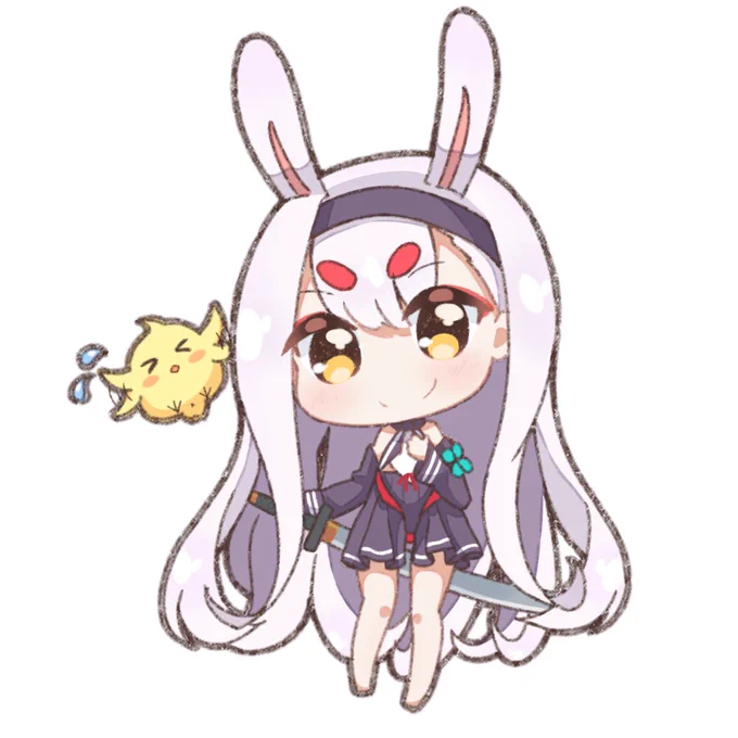 島風どの!!✨🐇🗡🔫✨
#アズレン 