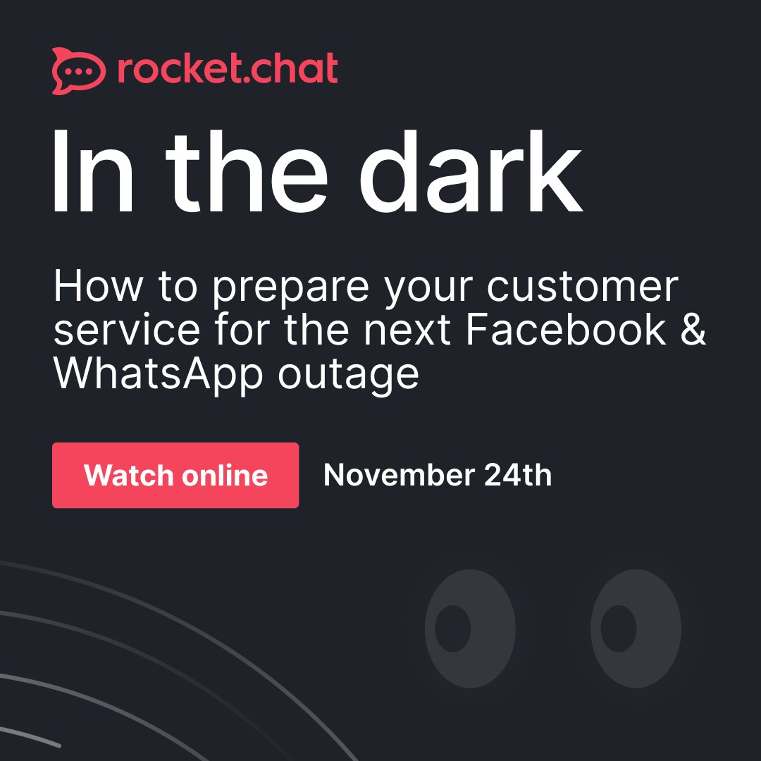 This week, we were CUT OFF from the world for 6 hours: no #WhatsApp, no #Facebook, no #Instagram. 🤐  Join us for our next #onlinesession to find out how and why organizations shouldn't rely only on these social media channels to offer customer service. 👉 bit.ly/3uS7h97