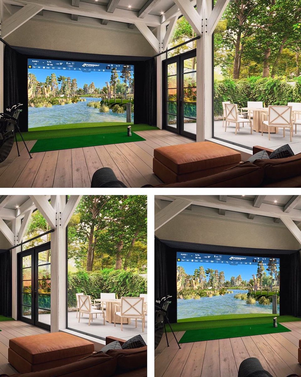 ForesightEurope's tweet photo. Doesn’t get much better than this! 😍 #SimGoals 💯
#foresightsports #gcquad #golfsimulator https://t.co/0bWPDFkmfB
