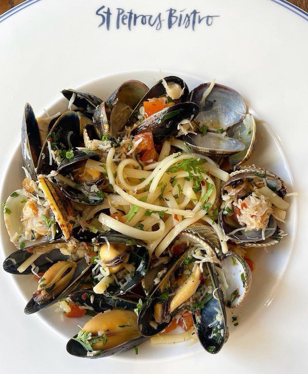 Rick Stein Restaurants (@ricksteinrest) on Twitter photo Rick’s seafood ragout is a delightful bowl of some our favourite things - mussels, crab, clams, white wine and linguine 😍 Quality ingredients, treated with respect.
One to try from the menu at <a href="/stpetrocsbistro/">St Petroc's Bistro</a> and <a href="/SteinWinchester/">RickStein, Winchester</a> where it’s been a bestseller for several years. Rick’s seafood ragout is a delightful bowl of some our favourite things - mussels, crab, clams, white wine and linguine 😍 Quality ingredients, treated with respect.
One to try from the menu at <a href="/stpetrocsbistro/">St Petroc's Bistro</a> and <a href="/SteinWinchester/">RickStein, Winchester</a> where it’s been a bestseller for several years.