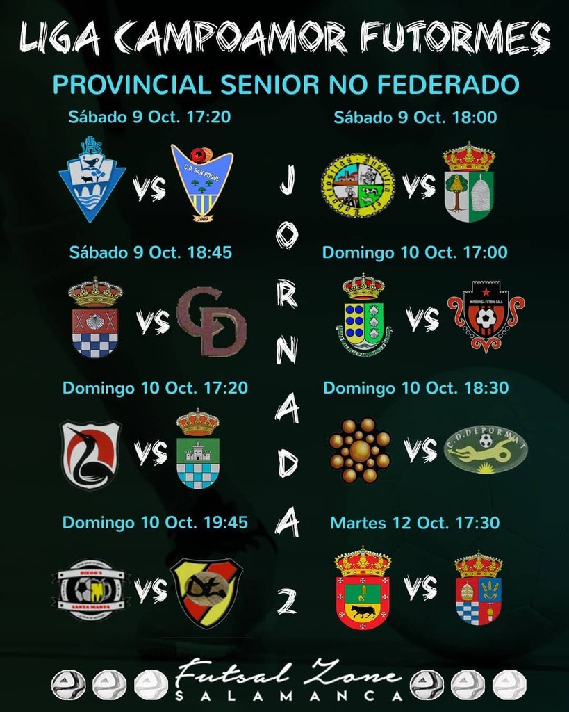 🏆 LIGA CAMPOAMOR FUTORMES
(Provincial senior no federada)
Tercera jornada de liga provincial 

#FZS instagr.am/p/CUxAPCWDMH_/