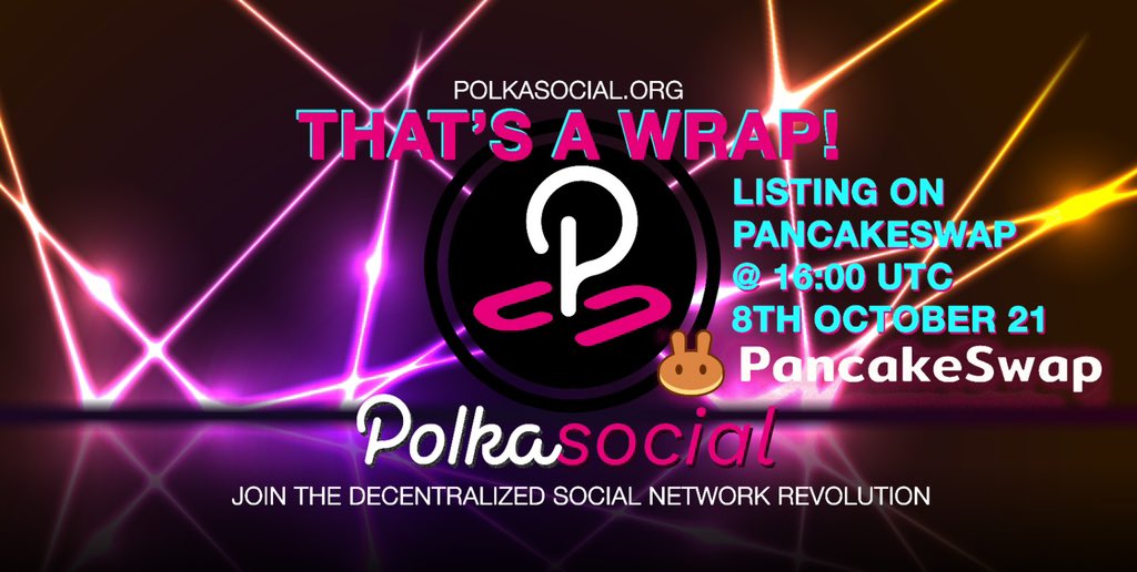 That’s a wrap! Thanks <a href="/multi_pad/">MultiPad</a> &amp; <a href="/kwikswapdex/">KwikSwap Protocol</a> || 🥞 Trade from 16:00 UTC (8th Oct) on PancakeSwap: pancakeswap.finance/swap?outputCur…
👀 Dextools: dextools.io/app/pancakeswa…