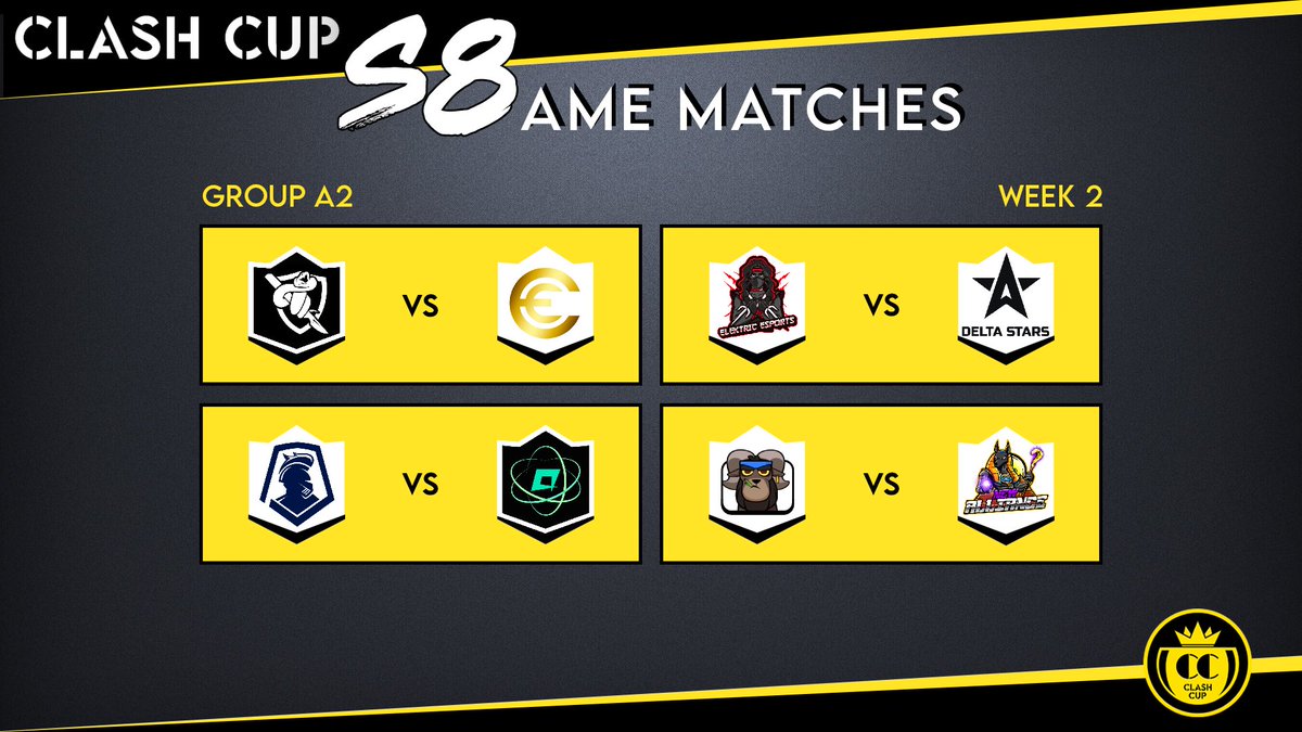 ⚔️Matchups - Week 2
🌎AME