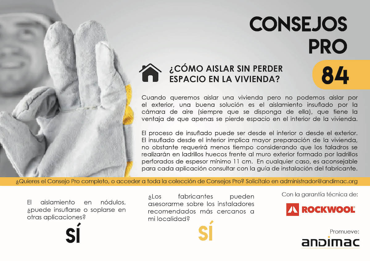 iandimac's tweet photo. Cuando queremos aislar nuestra vivienda pero no podemos hacerlo por el exterior, una buena solución es el aislamiento insuflado 👉 ¡Hoy recuperamos este #ConsejoPro en el que @ROCKWOOL_ES nos daba las claves de esta solución! https://t.co/5sR4ReR0Ax