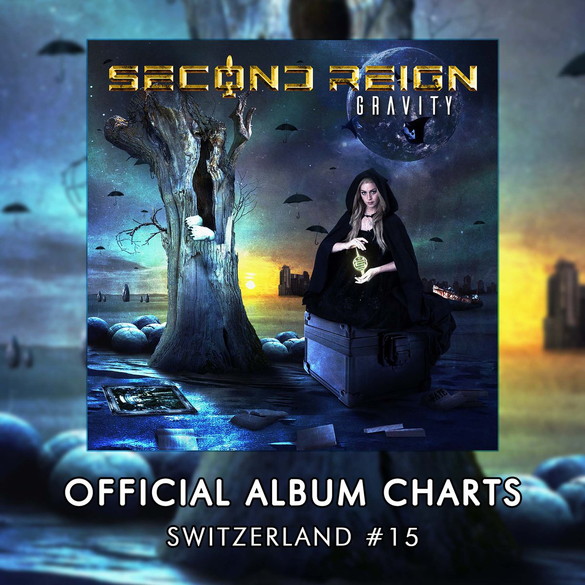 massacrerec's tweet photo. Swiss rockers SECOND REIGN have entered the Swiss album charts at #15 this week with their new album "Gravity" - congrats! https://t.co/FUW7FKkjri