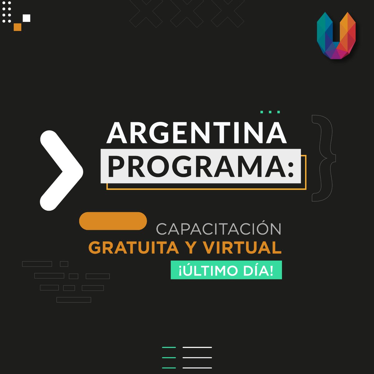 growuphr's tweet image. ¿Todavía no te anotaste? 😱 En #GrowupTech te contamos todo, ¡porque la inscripción finaliza hoy! ¿De qué se trata #ArgentinaPrograma? ¡Mirá! 👇