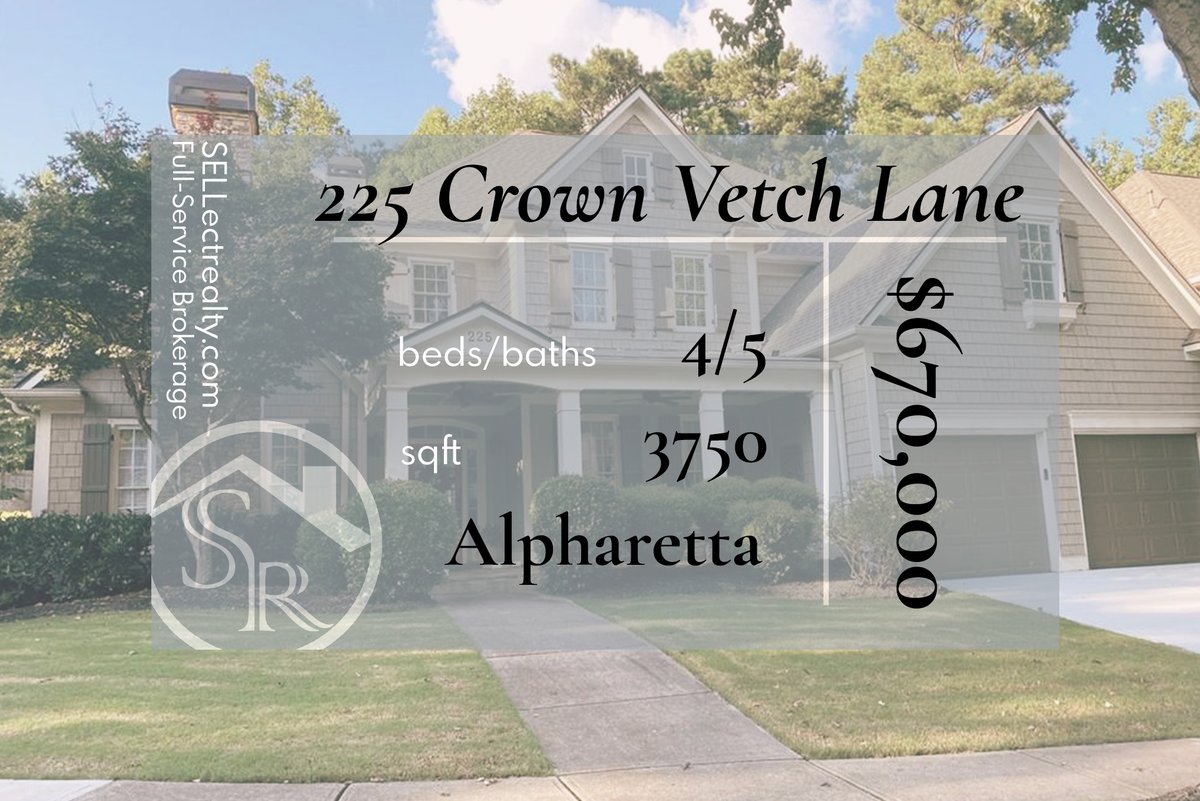 Just listed: Great house for sale in Alpharetta, GA. 
See more photos + details on our listing, and let us know if you are interested!
.
.
#sellectrealty #sellect #selectrealty #alpharettaga #alpharettageorgia