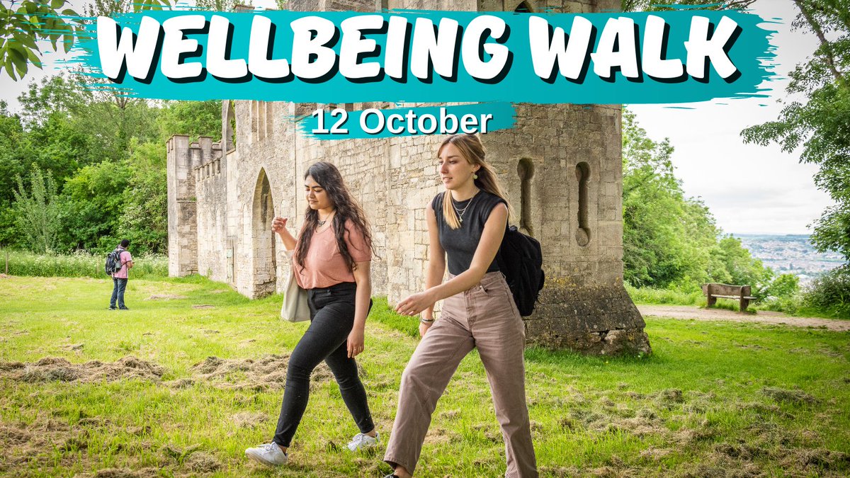 UniofBath's tweet photo. This #BeWellWeek join a @bathstuservices wellbeing ambassador for a short walk to Sham Castle to get away from the hustle and bustle.
Take a break, get some fresh air, meet others and raise that heart rate.
https://t.co/C3a62s62bt https://t.co/eY1HizIIPn