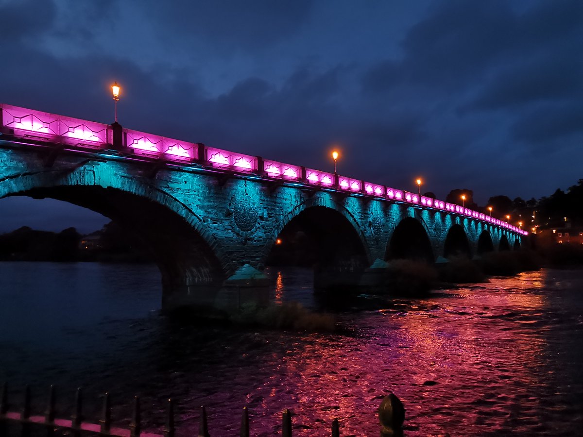 PerthandKinross's tweet photo. Every year, Baby Loss Awareness Week aims to raise awareness about pregnancy and baby death in the UK.
We'll be lighting up landmarks around Perth including Perth Bridge &amp; St. Pauls Square on Sat 9 October &amp; Mon 11 to Fri 15 October in pink and blue to highlight the campaign... https://t.co/xo85c5n8rs