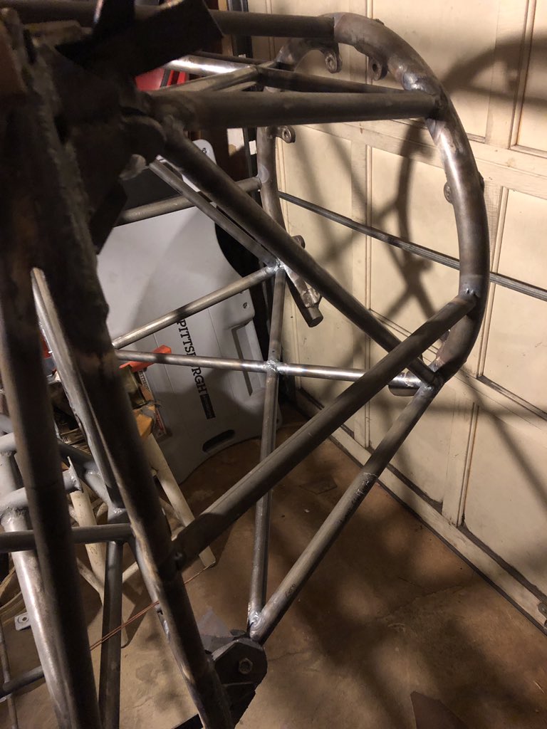 Close to completing the creation of the mount that will hold the beast!!! #beast #enginemount #radialengine #biplane #eaa #skybolt