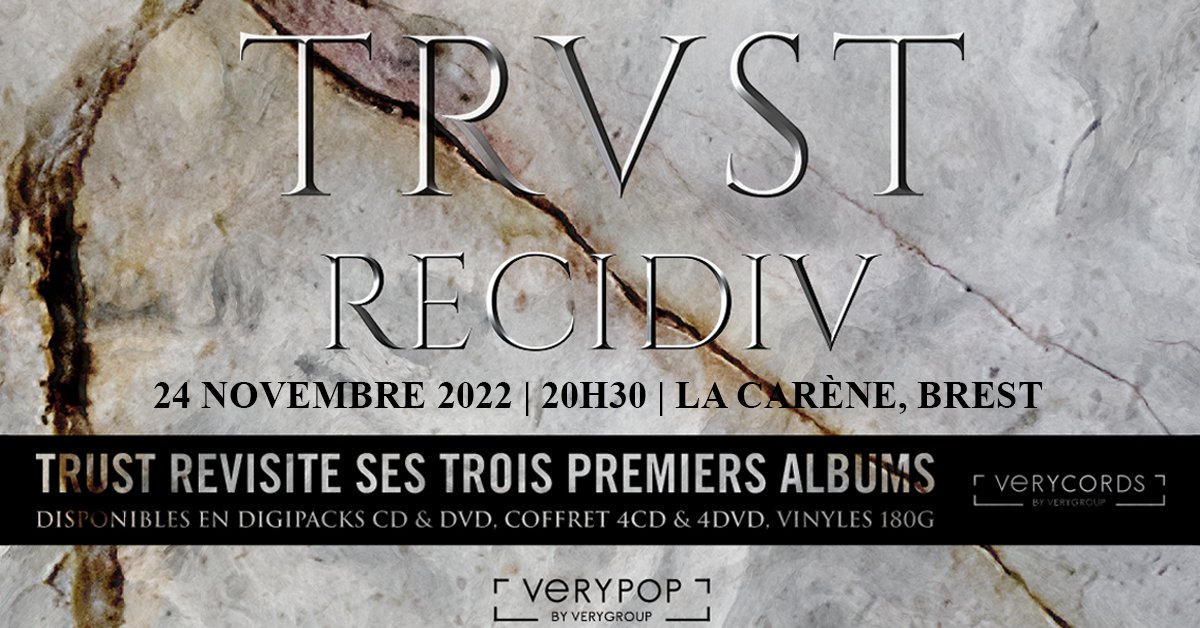 𝐑𝐄𝐏𝐎𝐑𝐓 | <a href="/TrustOfficiel/">Trust</a> 𝐑𝐄𝐂𝐈𝐃𝐈𝐕 𝐓𝐎𝐔𝐑 – #Brest <a href="/LaCarene/">La Carène</a> 𝟐𝟒 𝐍𝐎𝐕 𝟐𝟎𝟐𝟐. 𝘛𝘙𝘜𝘚𝘛 𝘴𝘦 𝘷𝘰𝘪𝘵 𝘥𝘢𝘯𝘴 𝘭’𝘰𝘣𝘭𝘪𝘨𝘢𝘵𝘪𝘰𝘯 𝘥𝘦 𝘳𝘦𝘱𝘰𝘳𝘵𝘦𝘳 𝘴𝘰𝘯 𝘙𝘌𝘊𝘐𝘋𝘐𝘝 𝘛𝘰𝘶𝘳 𝘢̀ 𝘧𝘪𝘯 2022. Toutes les infos sur regie-scene.com