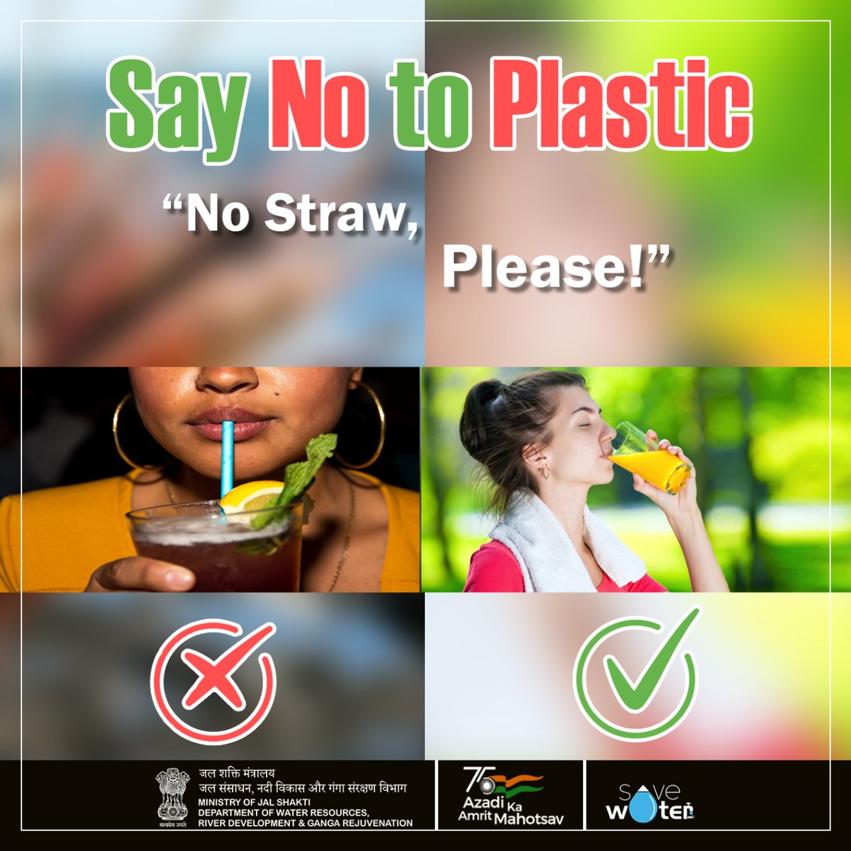 DoWRRDGR_MoJS's tweet photo. Do you know than it can take decades for a plastic drinking straw to biodegrade?
#SayNoToPlastic
#SayYesToNature https://t.co/4rhMW803IJ