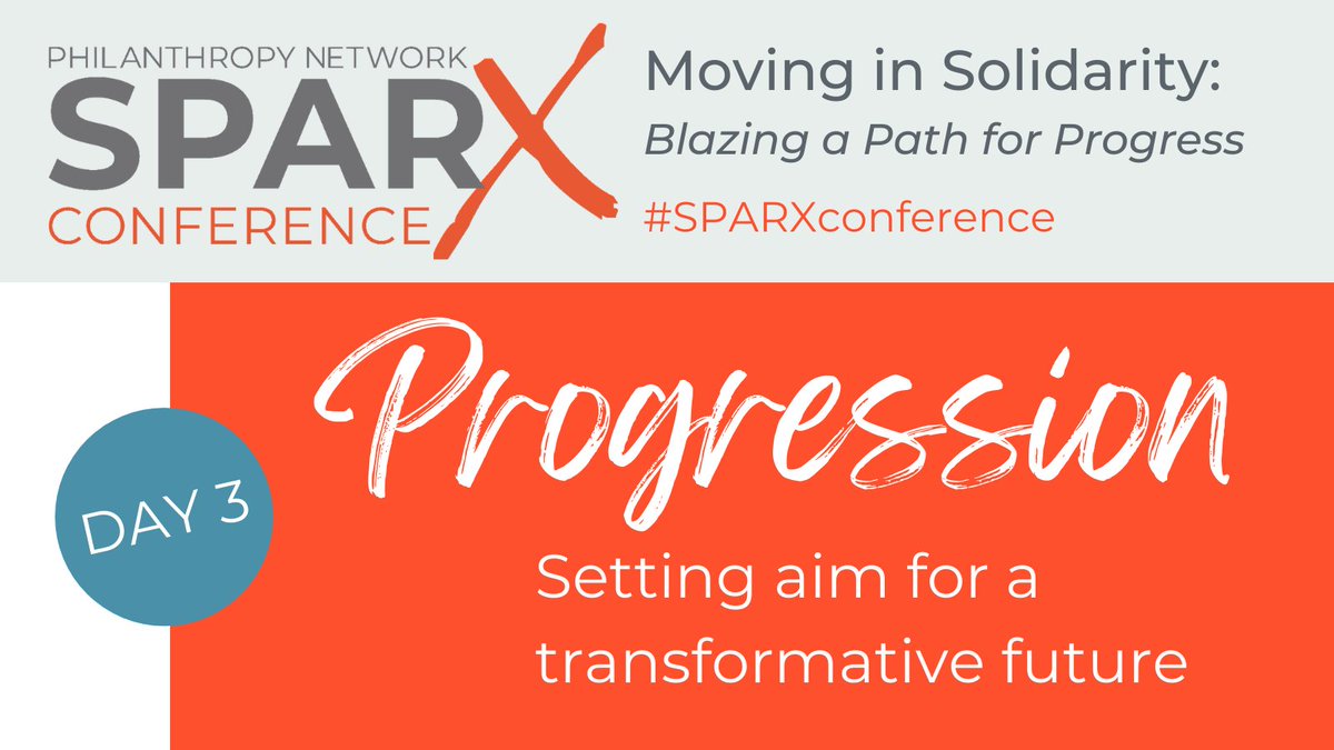 philanthropyPHL's tweet image. Day 3 of #SPARXconference! On our final day, we&apos;re focused on what&apos;s next, and we want to hear from the #SPARXcommunity about your hopes &amp;amp; plans for a transformative future.