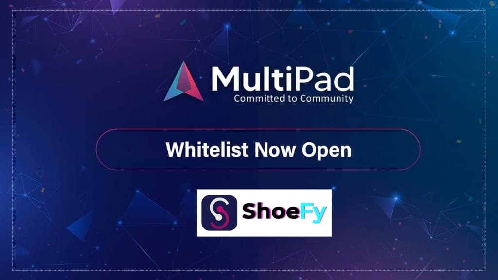 multi_pad's tweet image. @ShoeFyio  will be our next NFT  Metaverse IDO and we're excited to announce that the whitelist is now open! 
Hold 100K+ $MPAD to get guaranteed allocations !!💪

WhiteList closes : 10th Oct 17:00 UTC
Whitelist Form: tinyurl.com/2wf37jzv
#MPAD #IDO