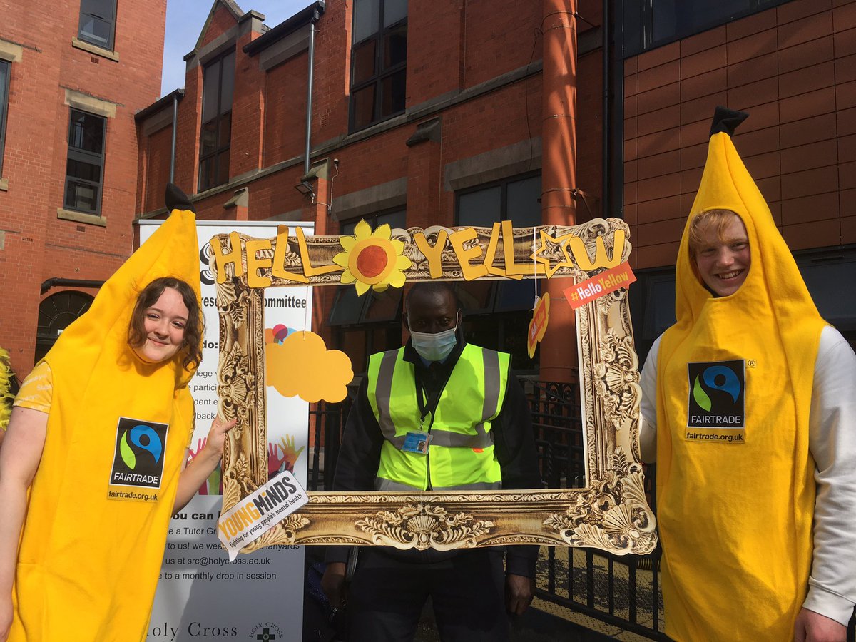 srcholycross's tweet photo. #HelloYellow Let’s keep talking to each other about our mental health! For tips for your mental health go to @YoungMindsUK or @samaritans or @mentalhealth https://t.co/1r37sRbyum